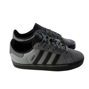 Adidas Campus Vulc Grey/Black Suede Sneakers Mens 8.5 Womens 9.5 NEW